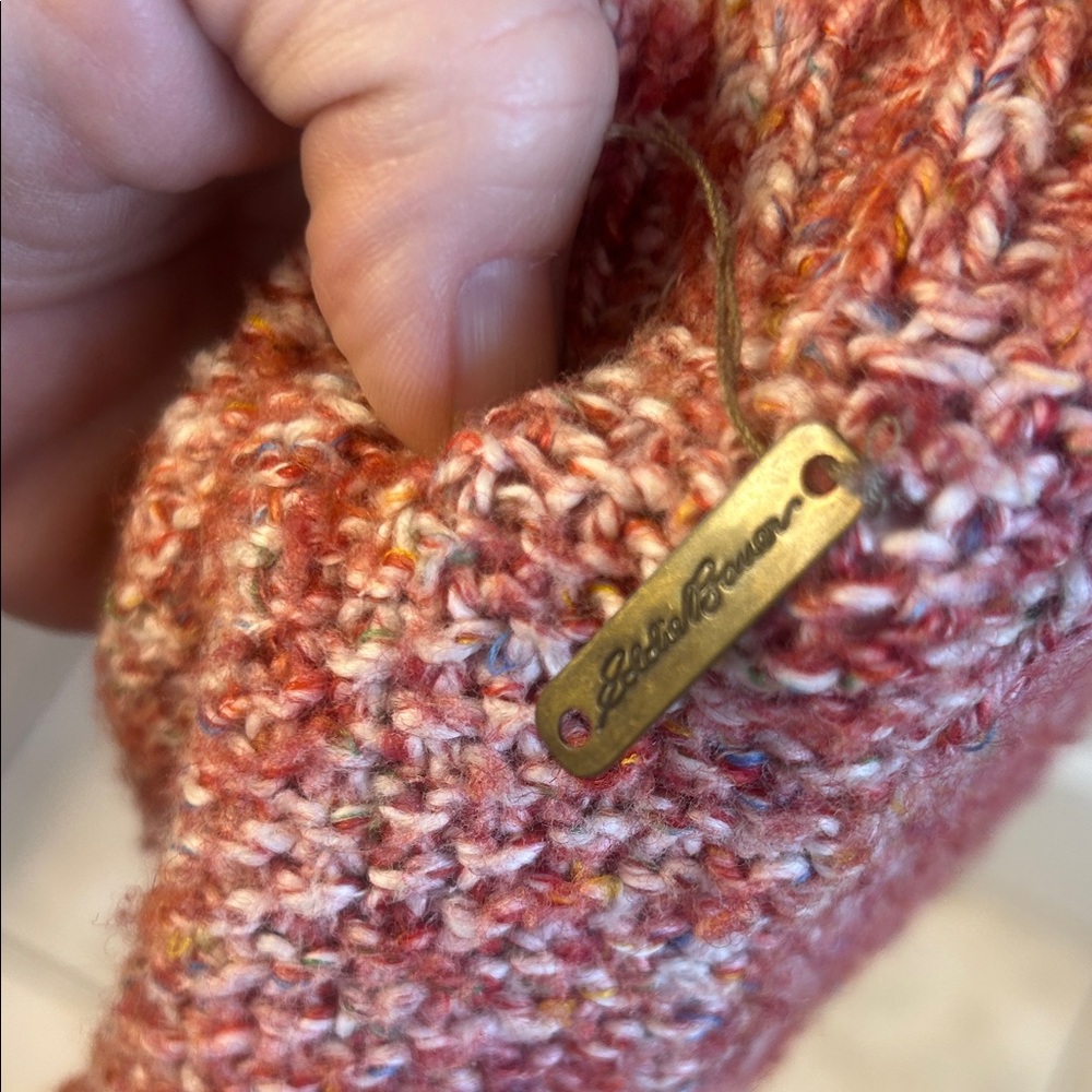 Eddie Bauer Women's Pink Hooded Cardigan - Picture 6 of 9